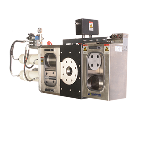 雙柱雙工位液壓換網器